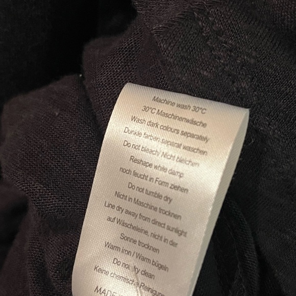 Wrap London Black Tiered Midi Dress with Pockets - Picture 5 of 5